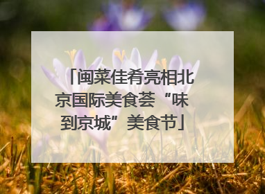 闽菜佳肴亮相北京国际美食荟“味到京城”美食节