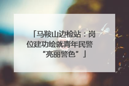 马鞍山边检站：岗位建功绘就青年民警“亮丽警色”