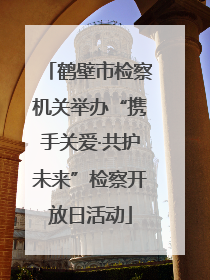 鹤壁市检察机关举办“携手关爱·共护未来”检察开放日活动