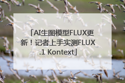 AI生图模型FLUX更新！记者上手实测FLUX.1 Kontext